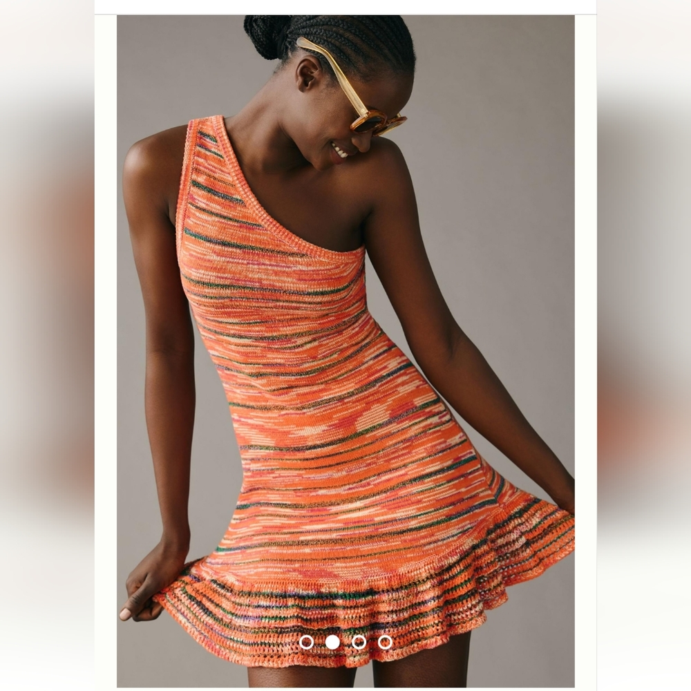 Anthropologie one should flounce sweater dress sz xl nwt